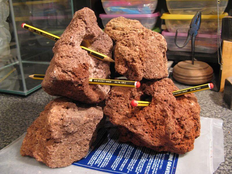 Lava rock more drilled.JPG